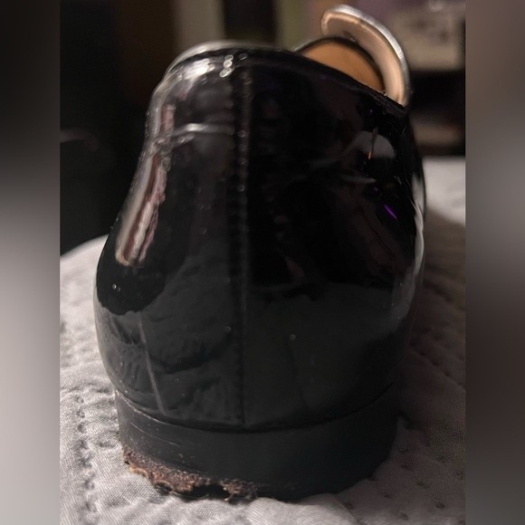 Prada Women’s Black Leather Oxford Dress Shoes Size 37.5 / 7.5 - Picture 12 of 13